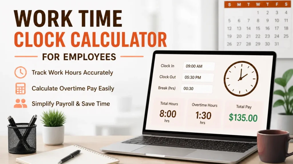 Work Time Clock Calculator
